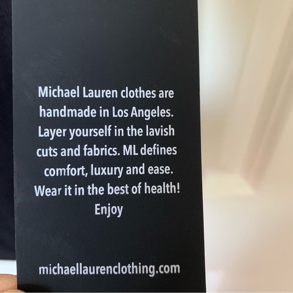 Michael Lauren BECTON TANK TOP W/ CHAIN STRAPS Size M - Picture 7 of 10